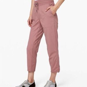 lulumemon dance studio crop Spanish oak